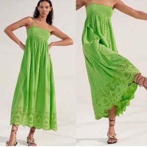 Zara Lime Green Maxi Dress